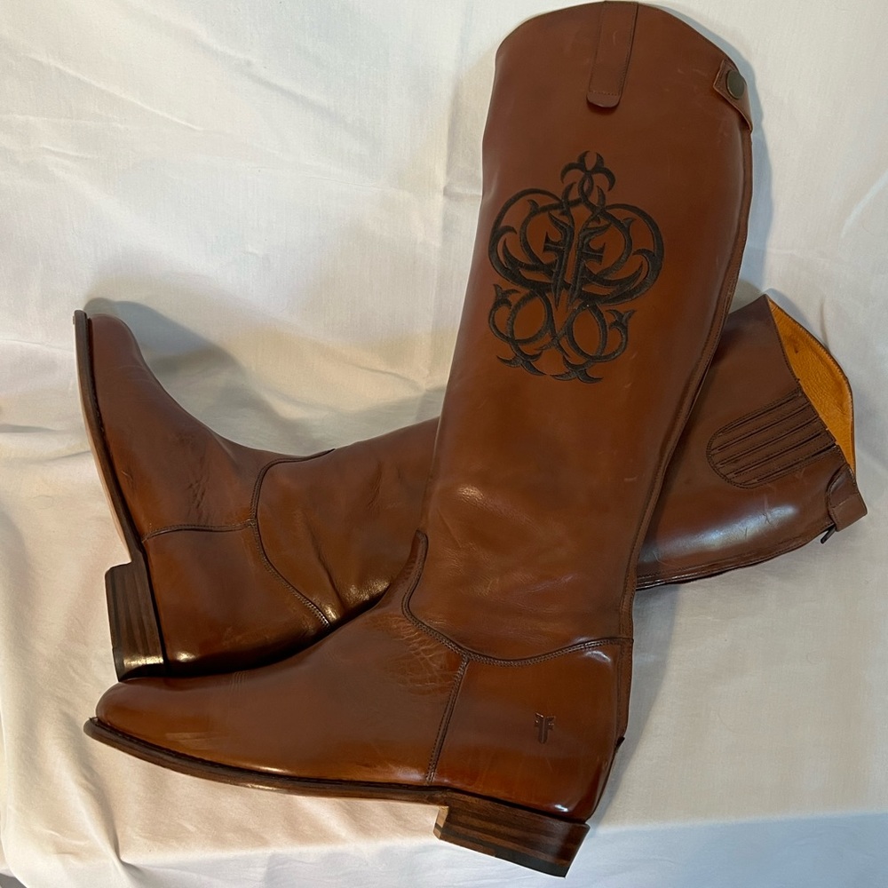 frye back zip boots